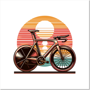 Time trial bicycle Posters and Art